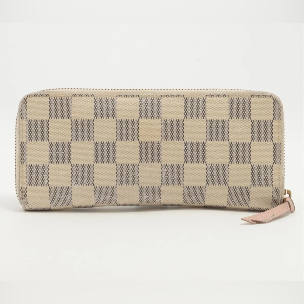 Louis Vuitton Damier Azur Clemence Wallet Rose Ballerine N61264 - Picture 2 of 12